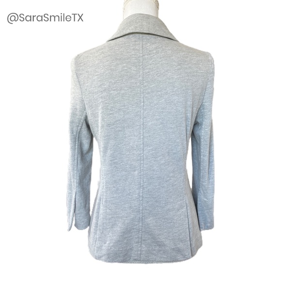 HAUTE HIPPIE Gray Casual Sweatshirt Blazer - Picture 2 of 10